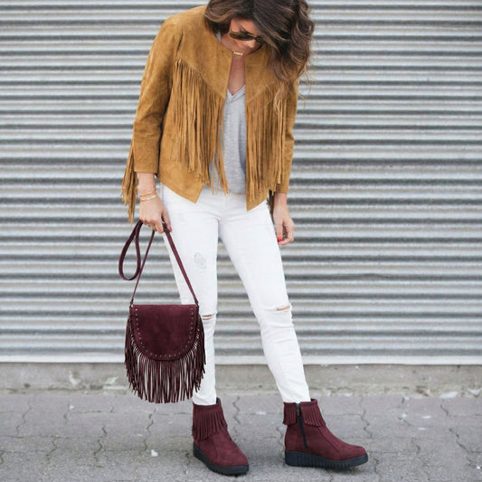 Fringe Vibe Ankle Boot