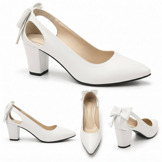 Anaya – Bow Mid Heel