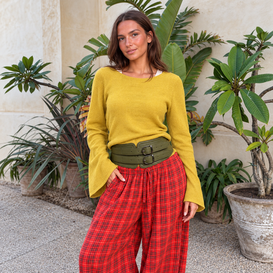 Seravia – Wide Waist Belt