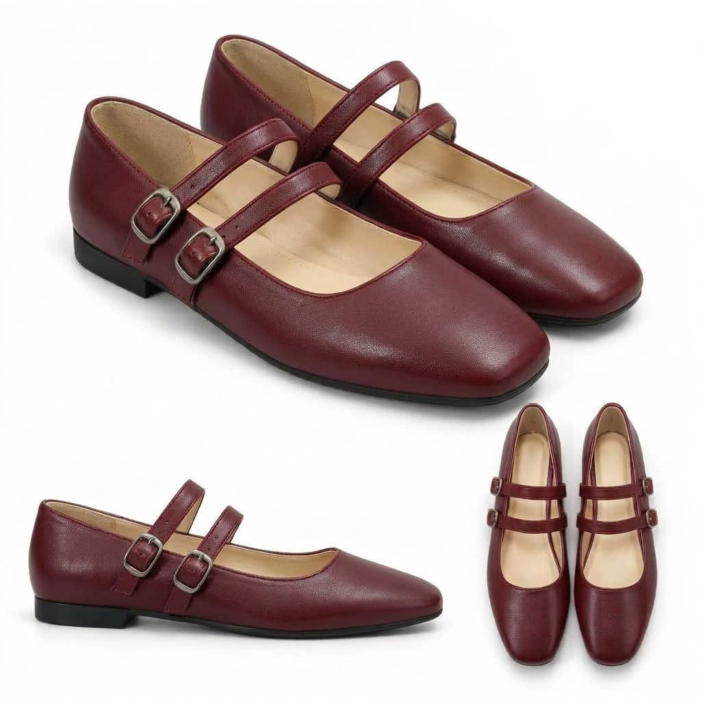 Chiara – Square Toe Flat