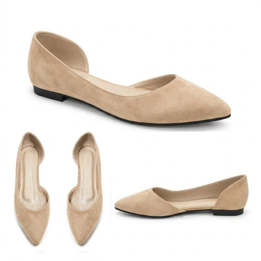 Nora – Suede Flat