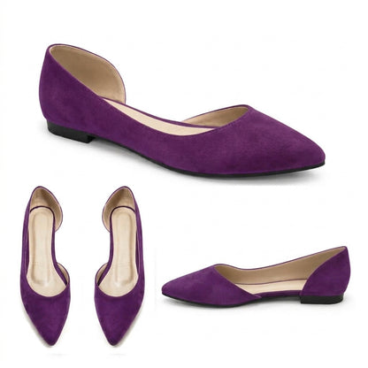 Nora – Suede Flat