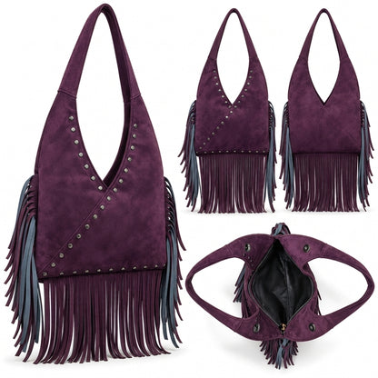 Virella – Fringe Hobo Bag