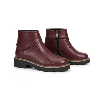 Córdoba – Sculpted Collar Ankle Boots
