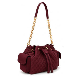 Carmona – Quilted Chain Bucket Bag