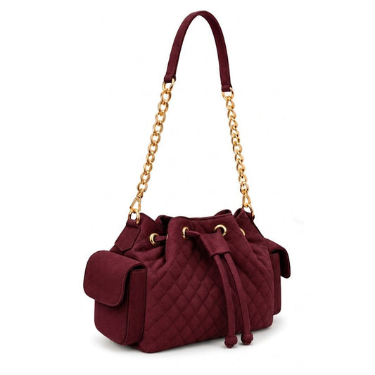 Carmona – Quilted Chain Bucket Bag