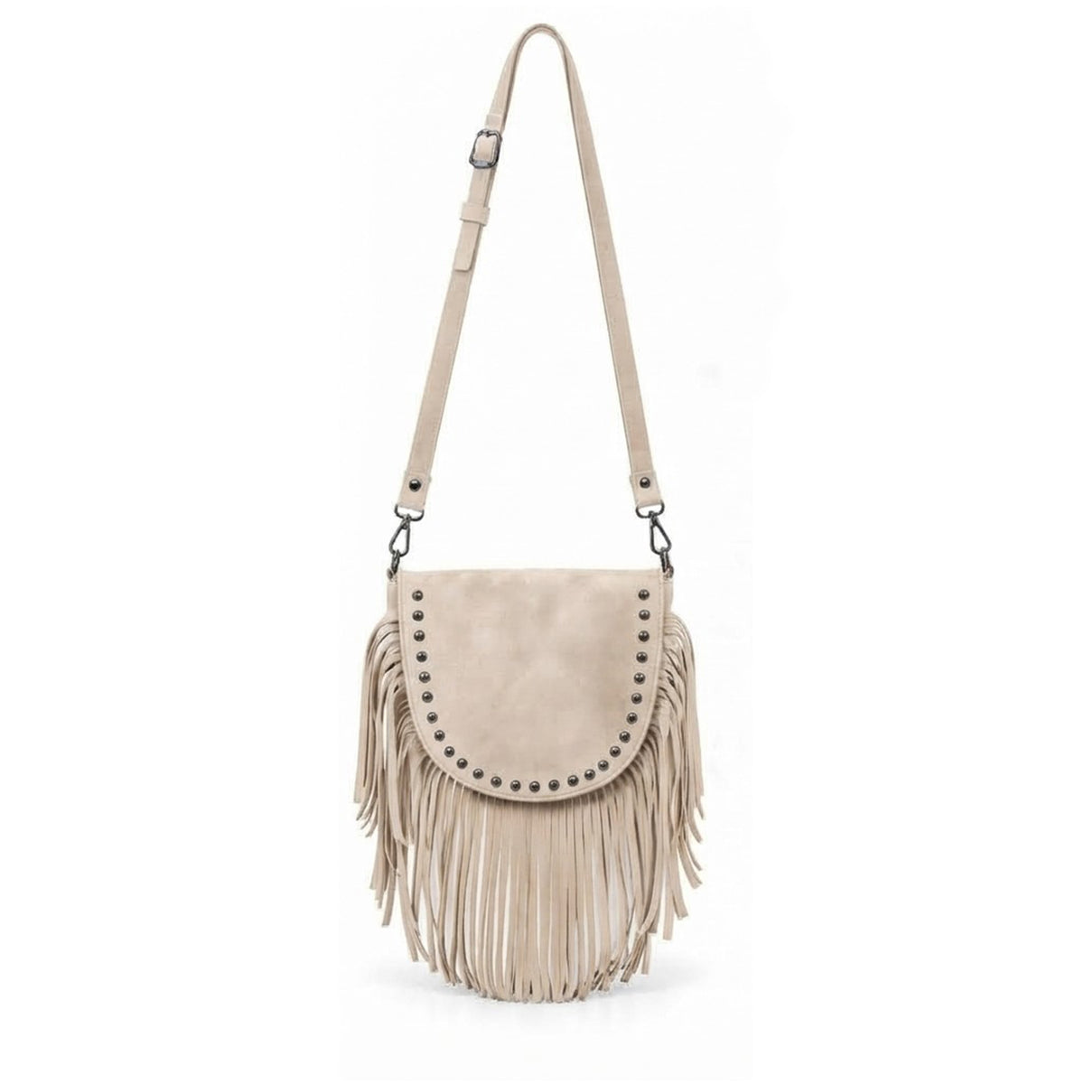 Ira – Suede Fringe Crossbody