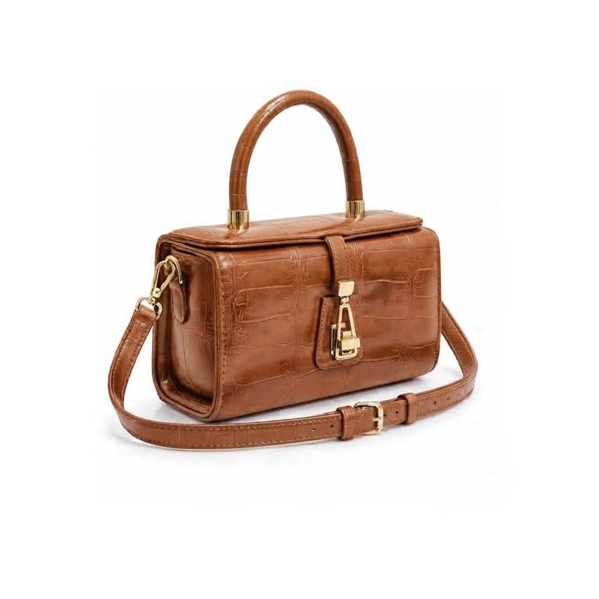 Savelle – Croc Top Handle Bag
