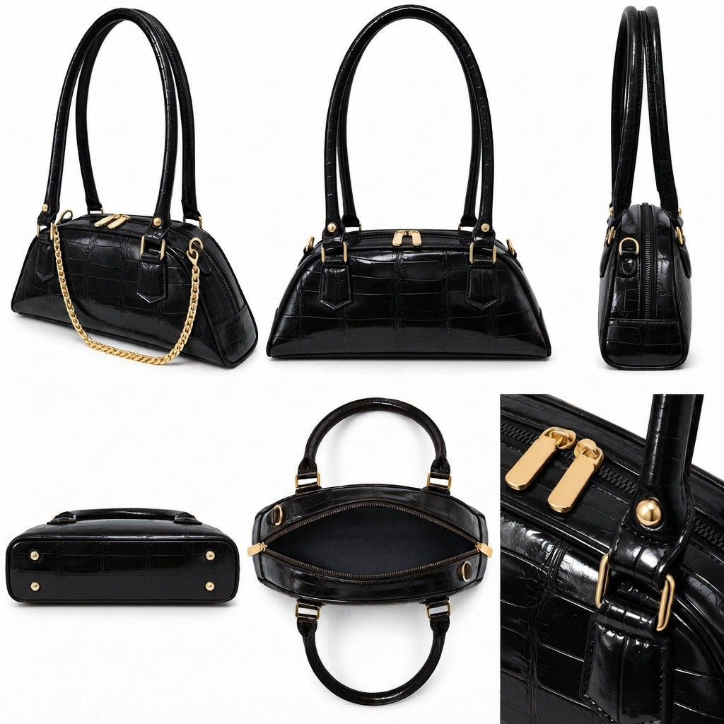 Lunessa – Croc Shoulder Bag