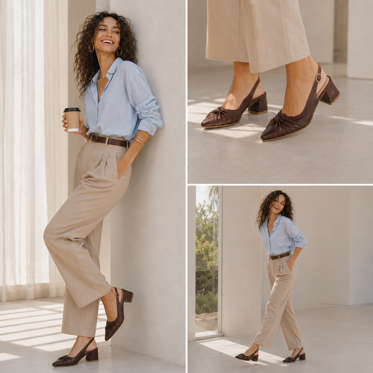 Vera – Knot Slingback Heel