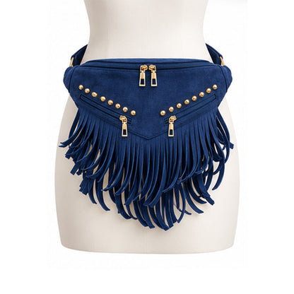 Kalira – Suede Fringe Waist Bag
