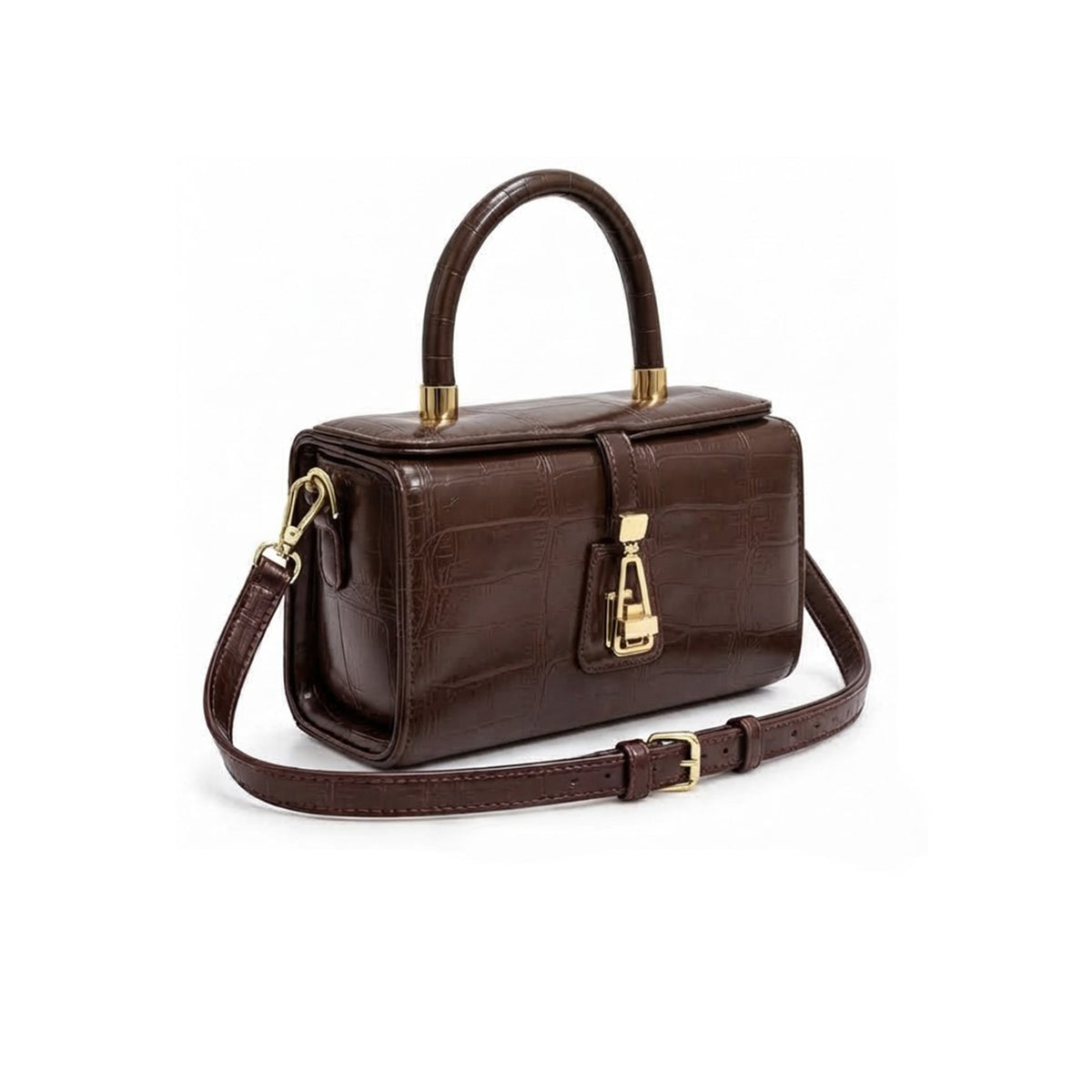 Savelle – Croc Top Handle Bag