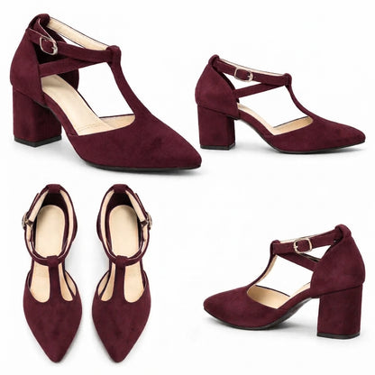 Aarika – Suede Strap Heel
