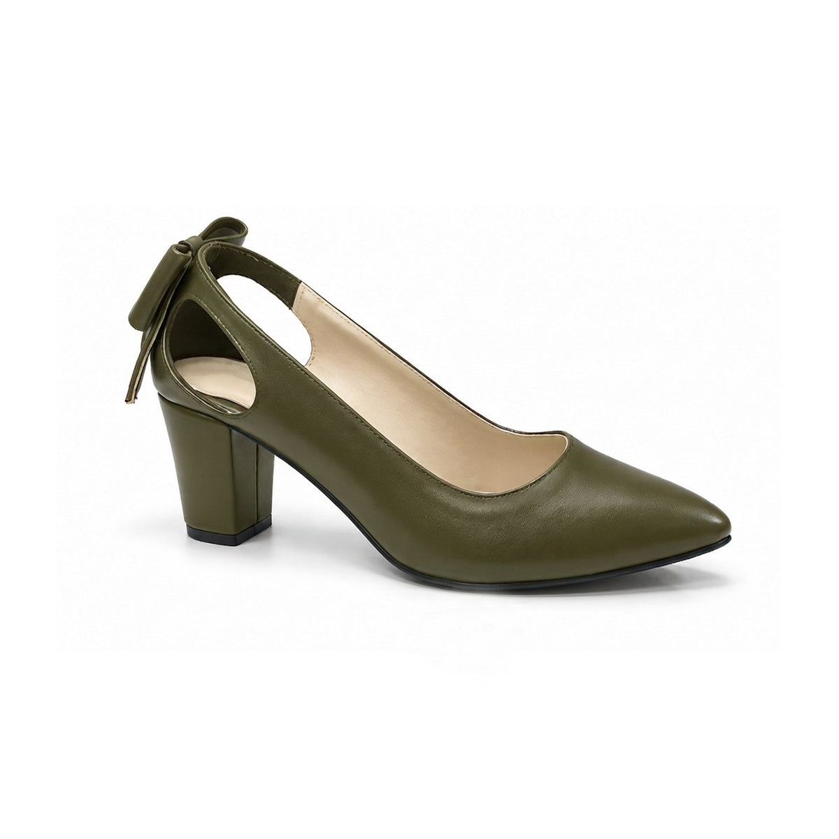 Anaya – Bow Mid Heel