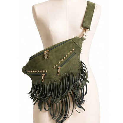 Kalira – Suede Fringe Waist Bag