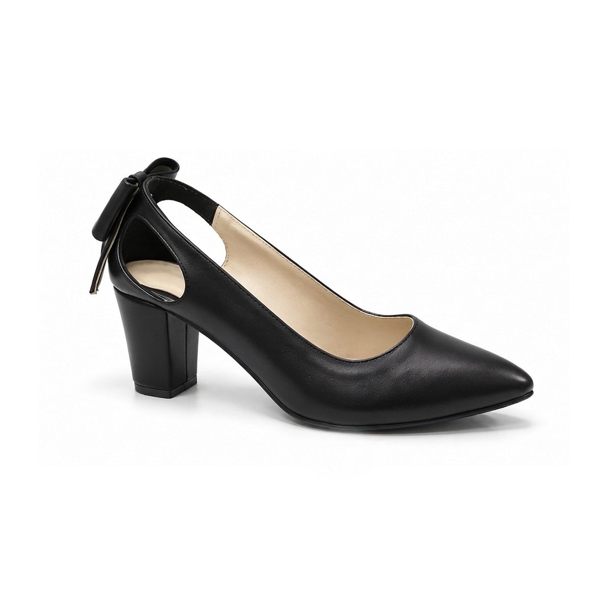 Anaya – Bow Mid Heel