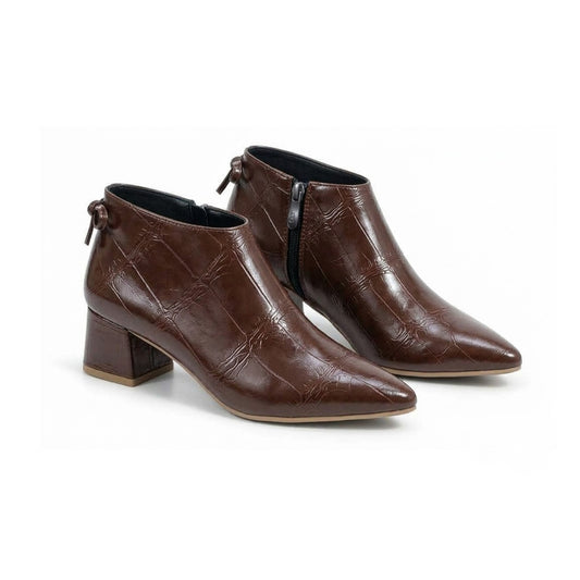 Zaragoza – Croc Ankle Boots