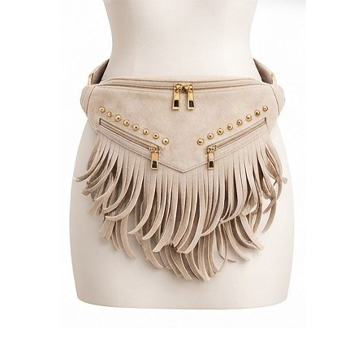 Kalira – Suede Fringe Waist Bag