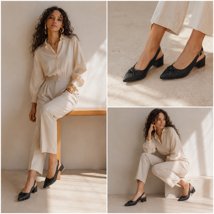 Vera – Knot Slingback Heel