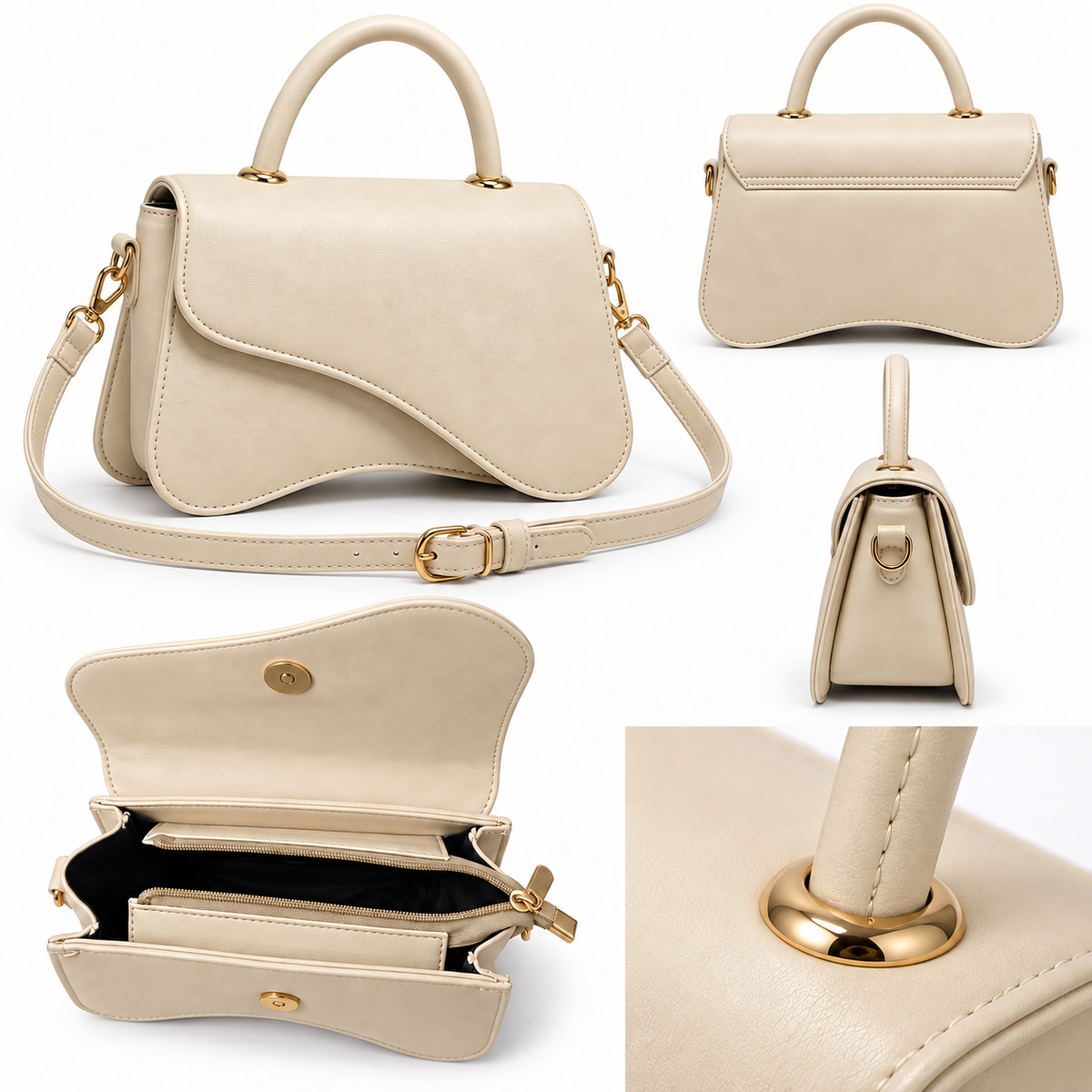 Portofino – Sculpted Flap Bag