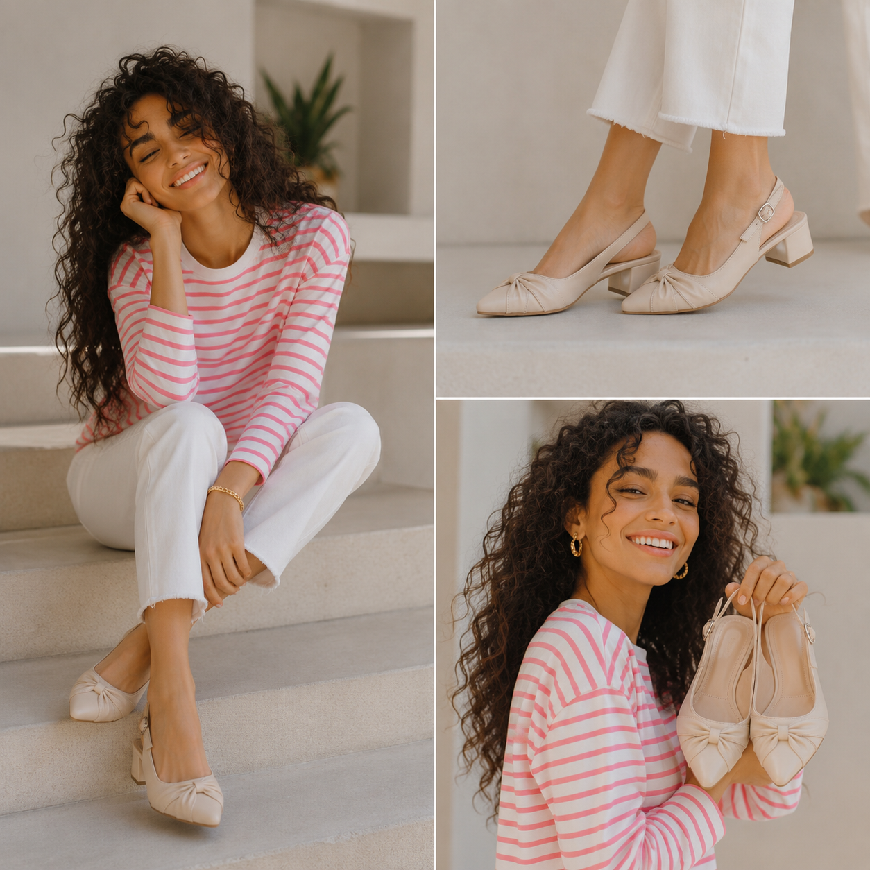 Vera – Knot Slingback Heel