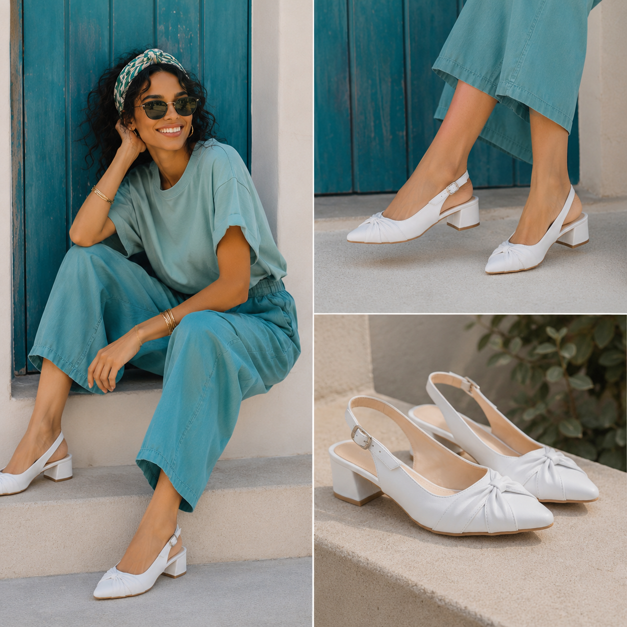 Vera – Knot Slingback Heel