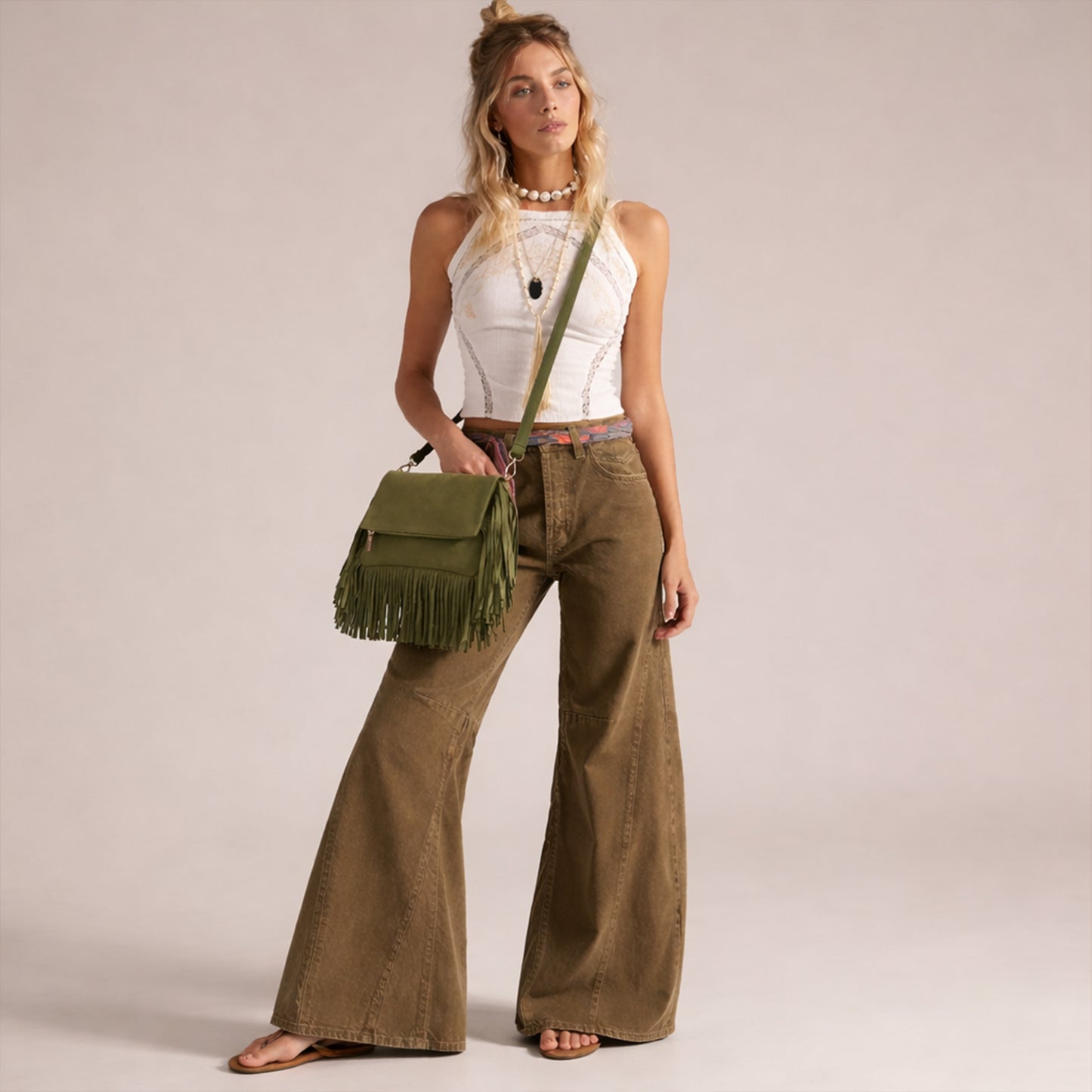 Juno – Suede Fringe Crossbody