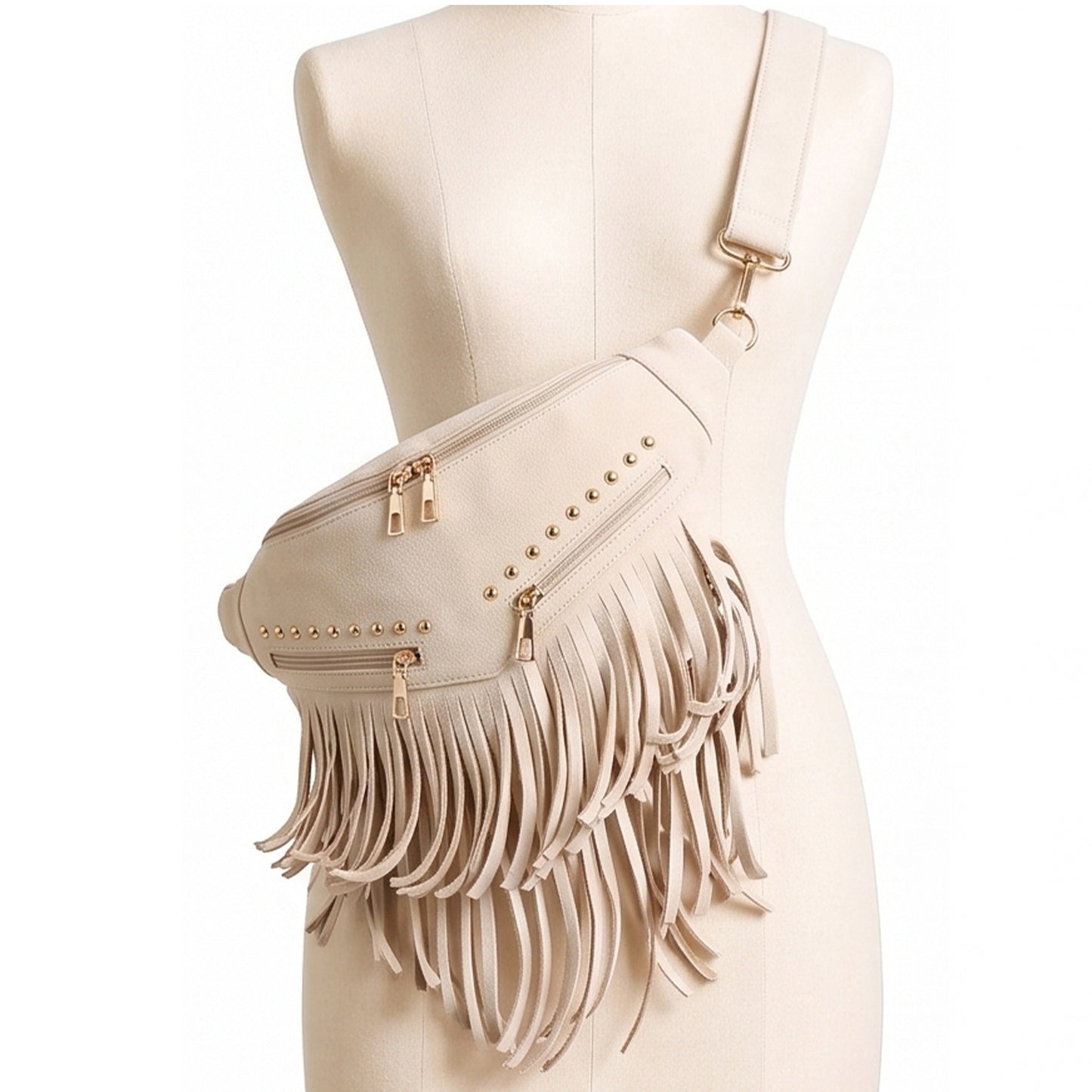 Kalira – Suede Fringe Waist Bag