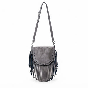 Ira – Suede Fringe Crossbody