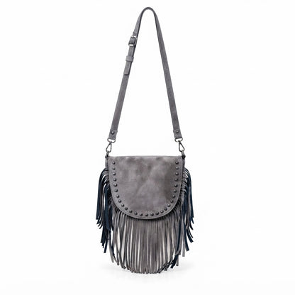 Ira – Suede Fringe Crossbody
