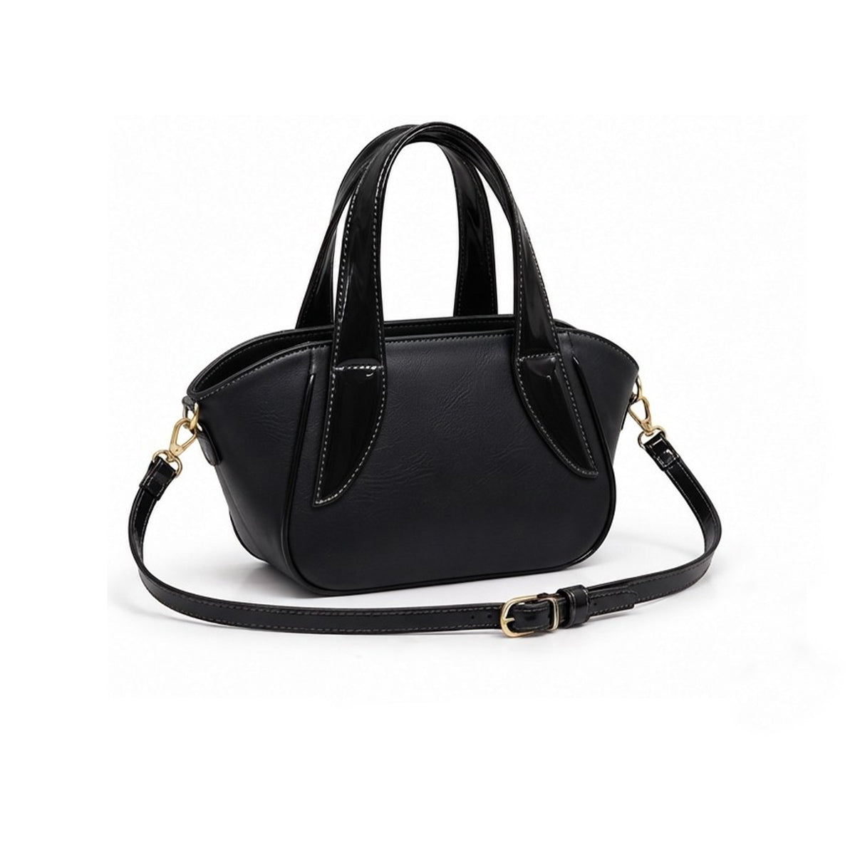 Sorrento – Gloss Handle Satchel Bag