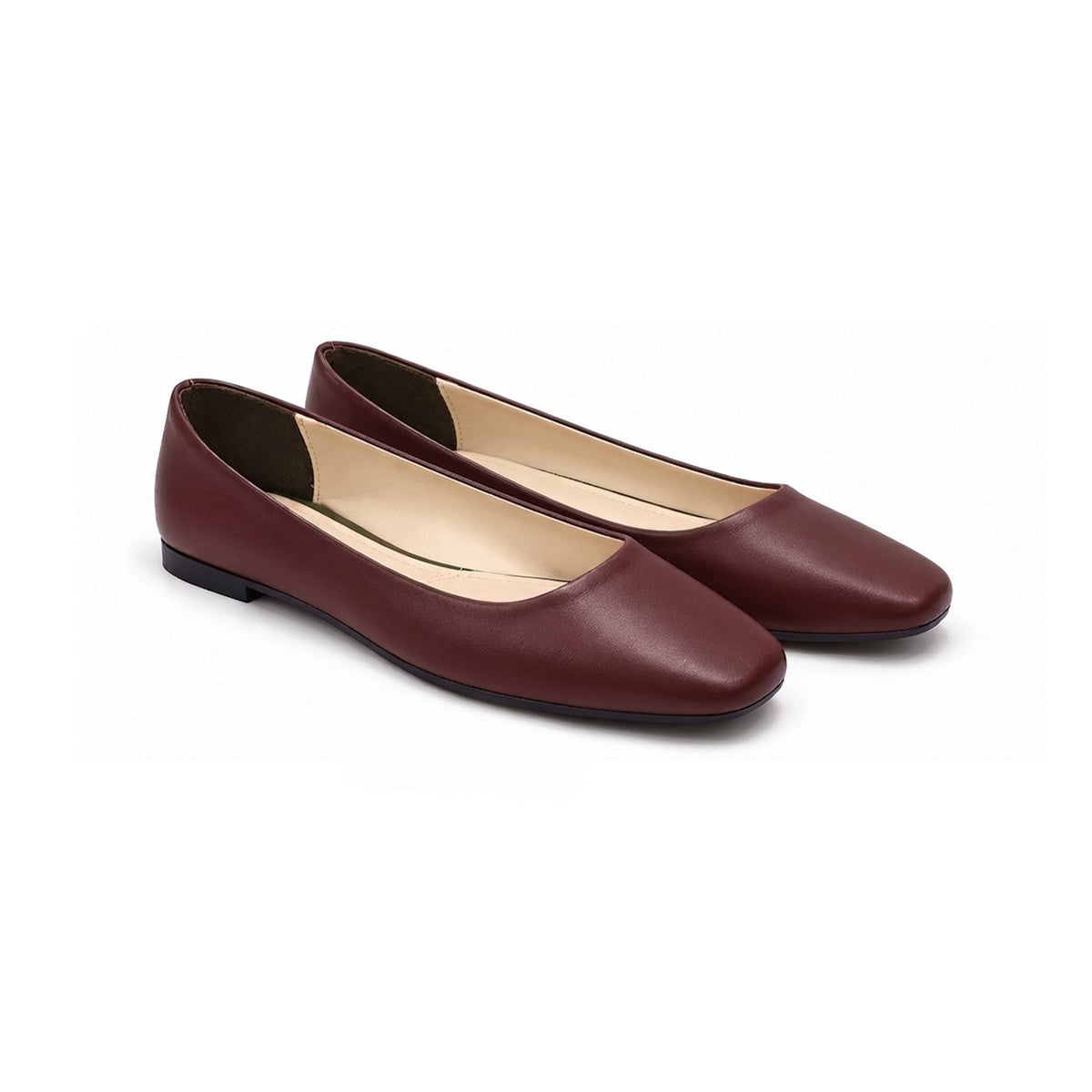 Lora – Square Toe Flat