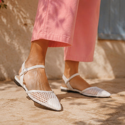 Avery – Mesh Slingback Flats