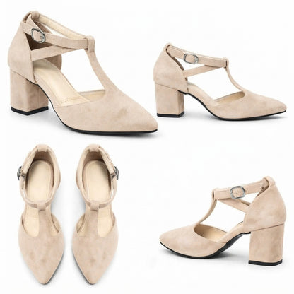 Aarika – Suede Strap Heel