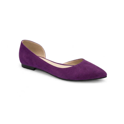 Nora – Suede Flat