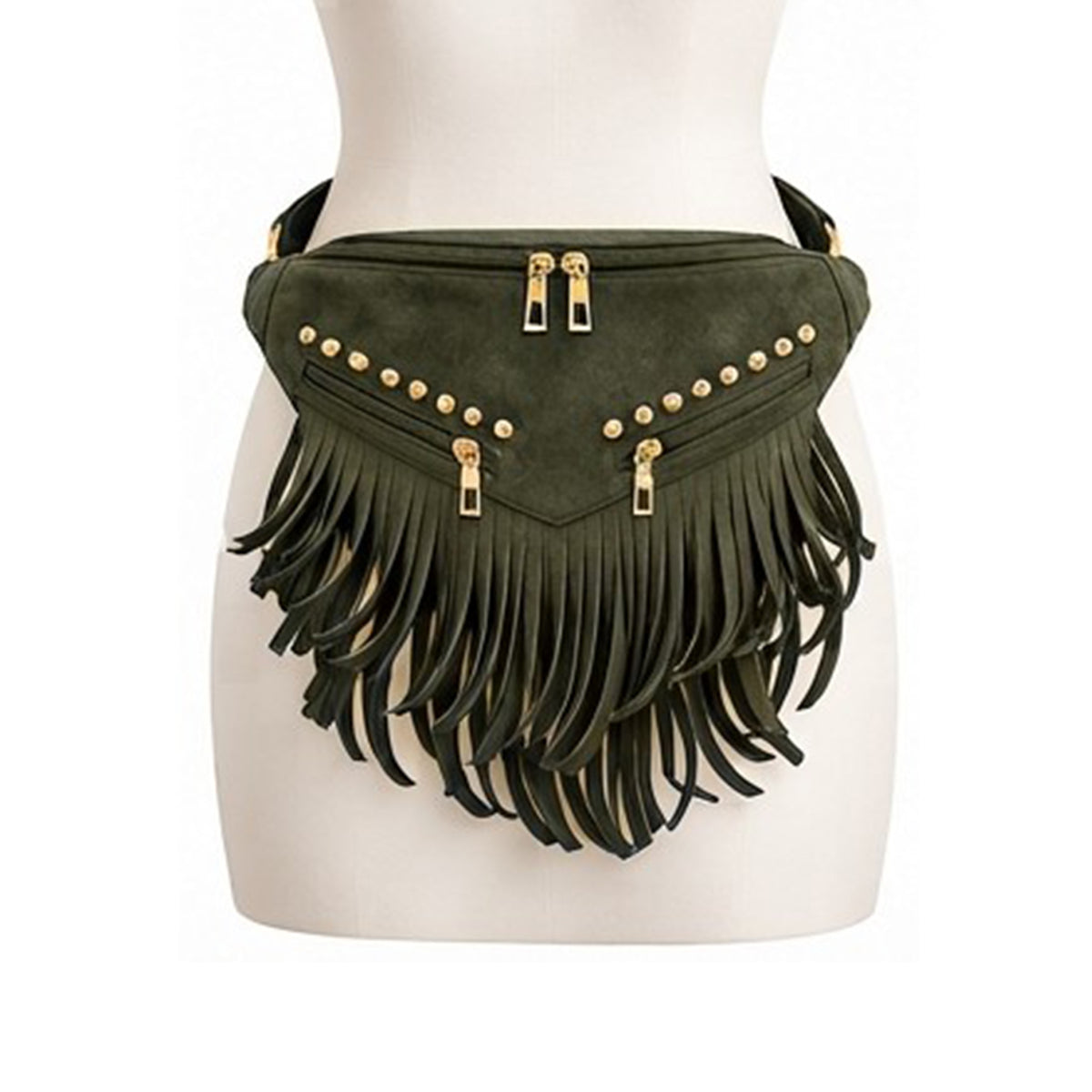Kalira – Suede Fringe Waist Bag