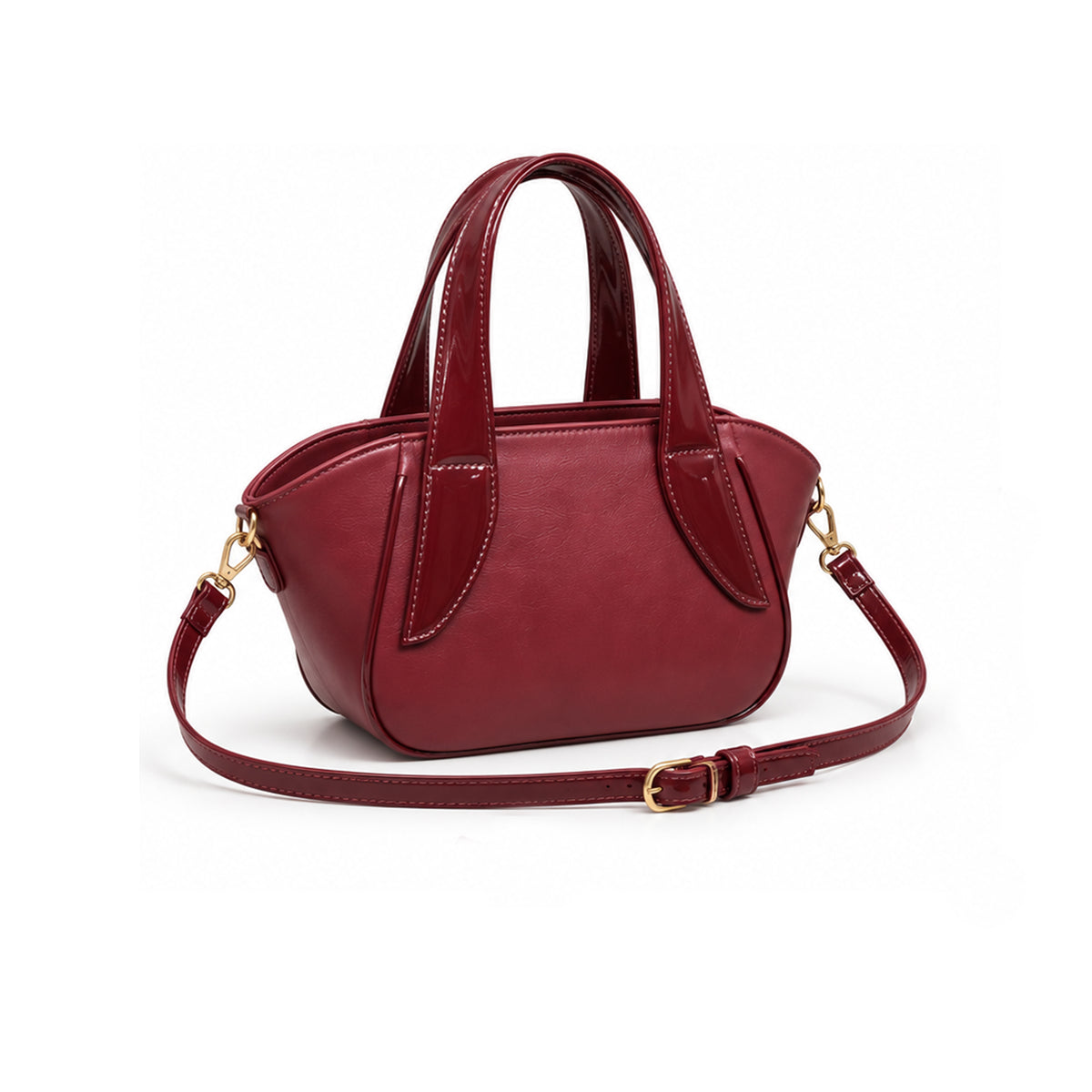 Sorrento – Gloss Handle Satchel Bag