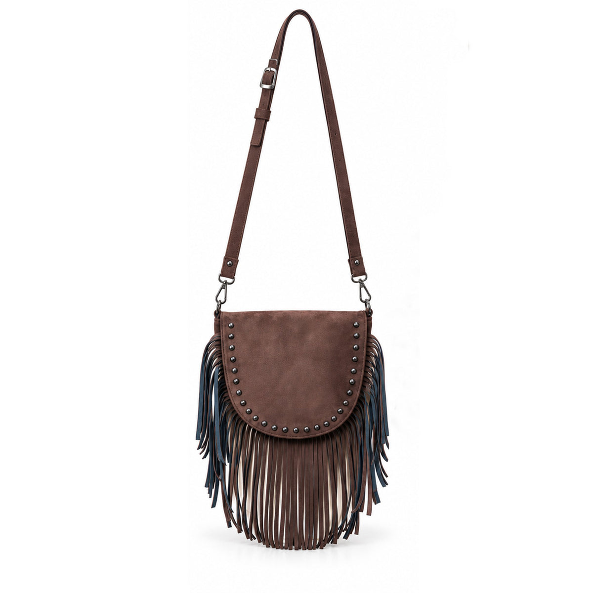 Ira – Suede Fringe Crossbody