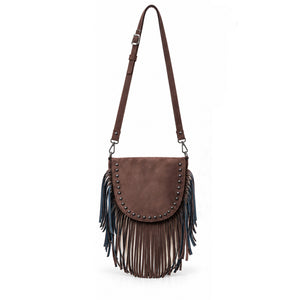 Ira – Suede Fringe Crossbody