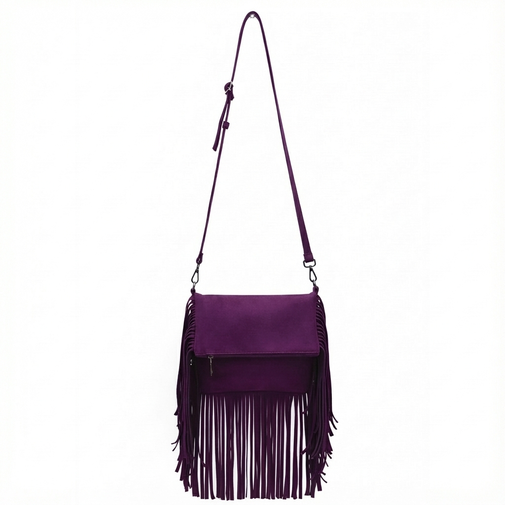 Juno – Suede Fringe Crossbody