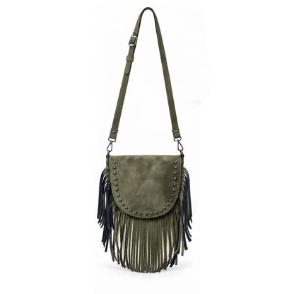 Ira – Suede Fringe Crossbody