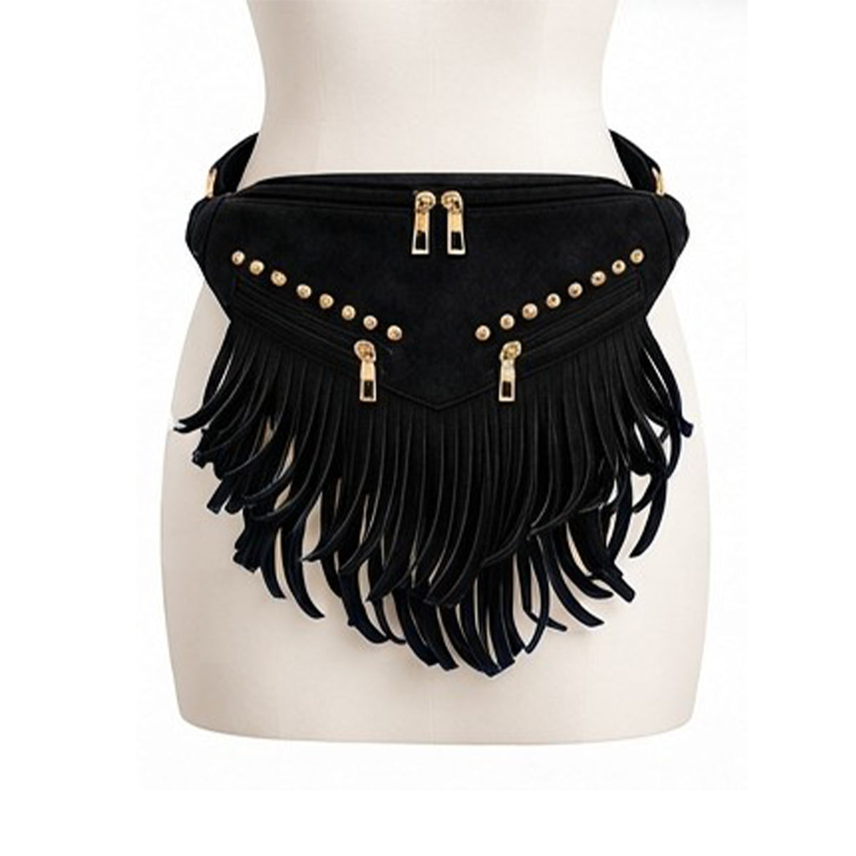 Kalira – Suede Fringe Waist Bag