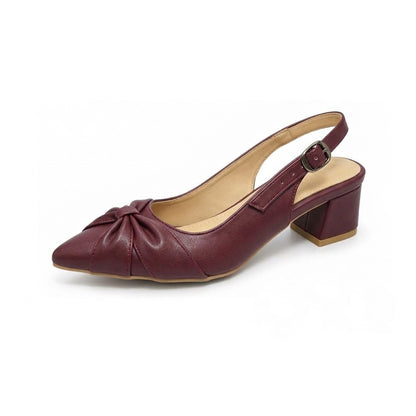 Vera – Knot Slingback Heel