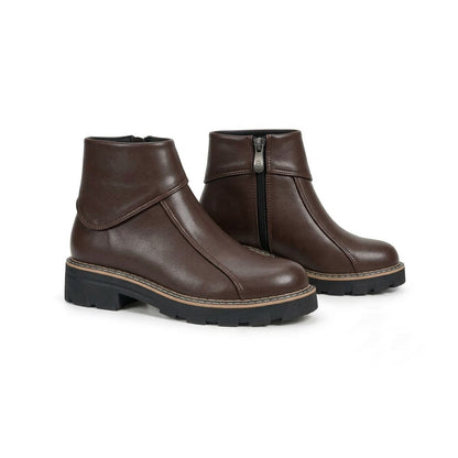 Córdoba – Sculpted Collar Ankle Boots
