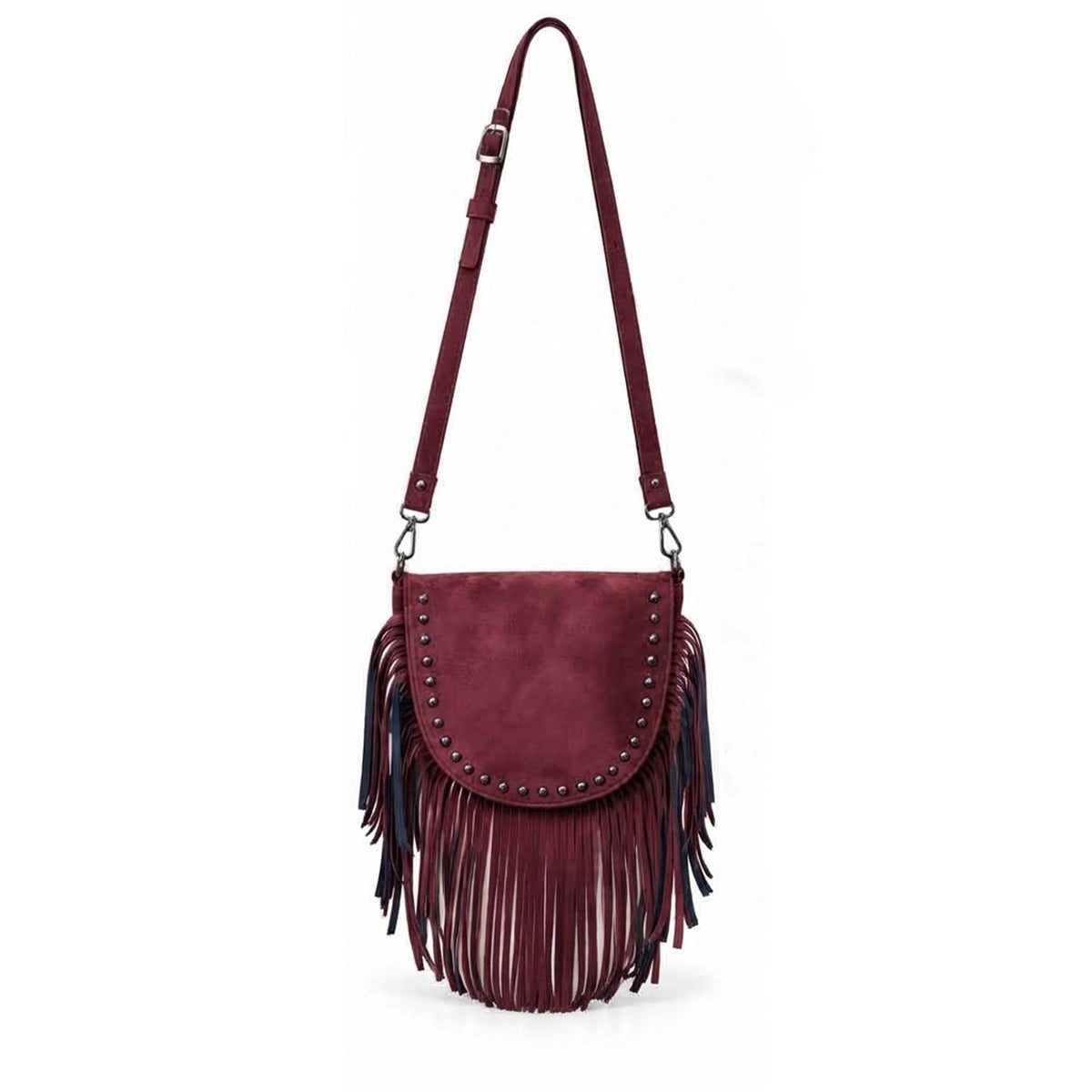 Ira – Suede Fringe Crossbody
