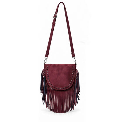 Ira – Suede Fringe Crossbody