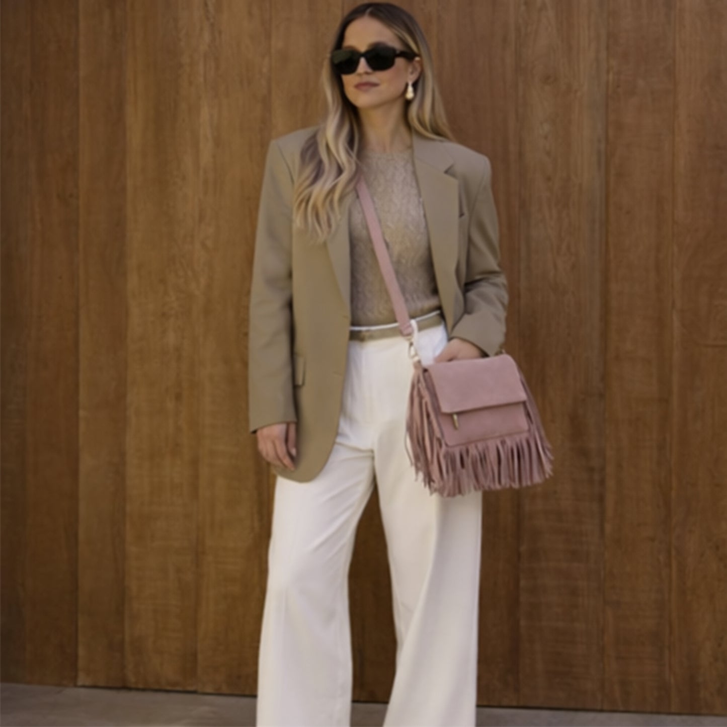 Juno – Suede Fringe Crossbody
