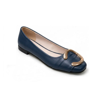 Calyra – Gold Accent Flats