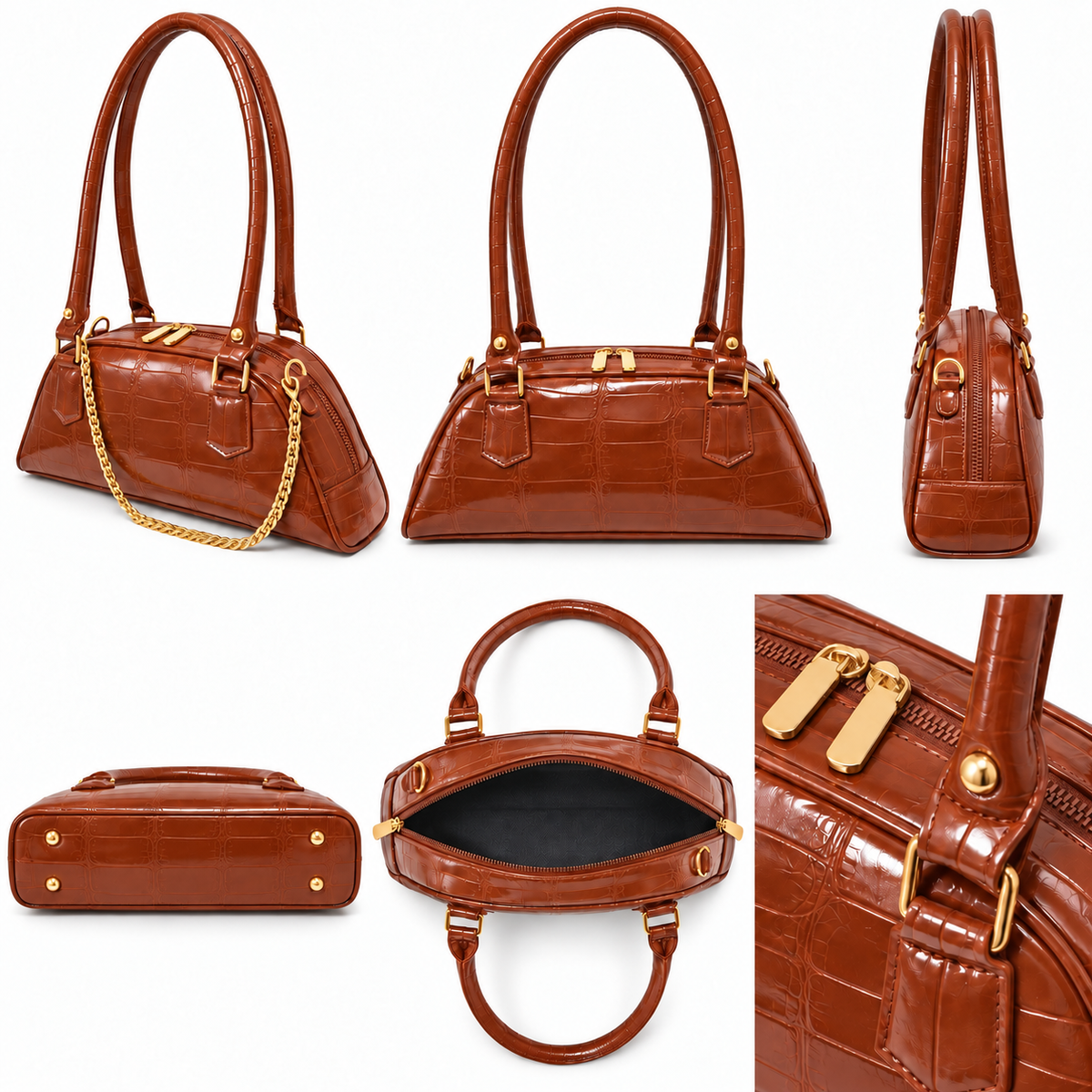 Lunessa – Croc Shoulder Bag