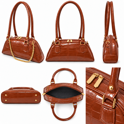 Lunessa – Croc Shoulder Bag